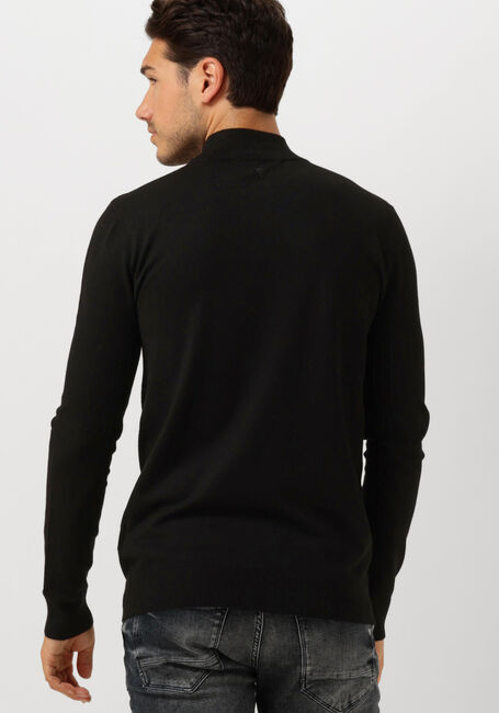Zwarte PURE PATH Coltrui ESSENTIAL KNIT MOCKNECK SWEATER - large