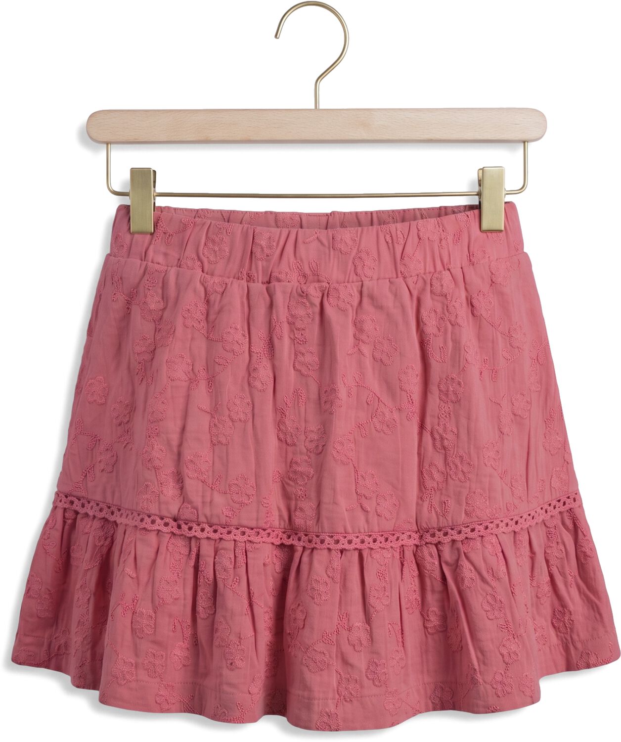 YOUR WISHES Meisjes Rokken Broderie Skirt Roze