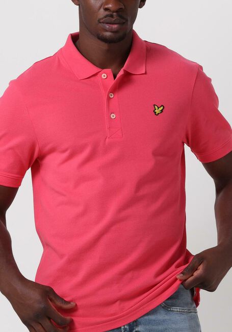 Roze LYLE & SCOTT Polo PLAIN POLO SHIRT - large