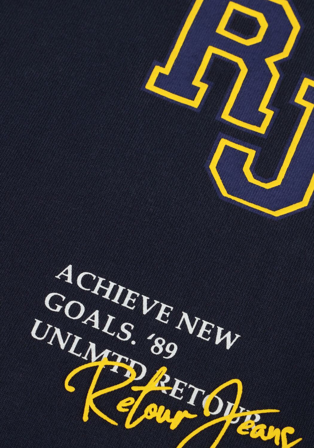 Donkerblauwe RETOUR T-shirt KENJI - large