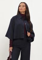 Donkerblauwe RUBY TUESDAY Jassen CLENDEAU PONCHO SHIRT TOP