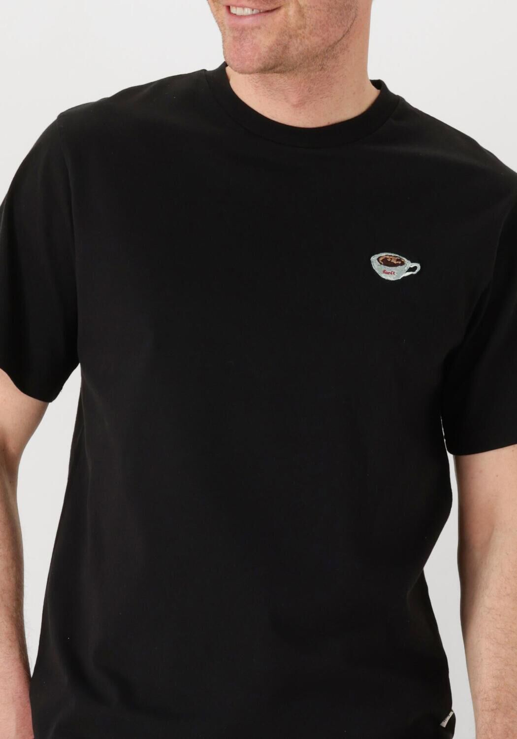 FORÉT Forét Heren Polo's & T-shirts Element T-shirt Zwart