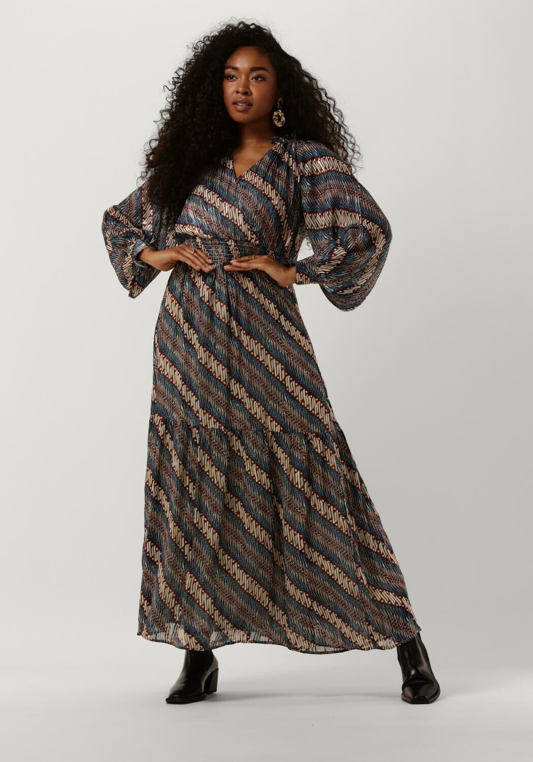 Maxi jurk met print store