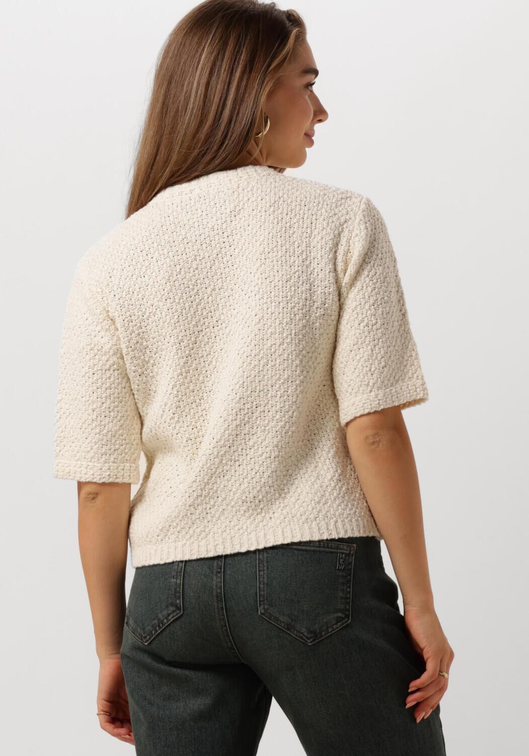 MY ESSENTIAL WARDROBE Dames Truien & Vesten Carrymw Knit Cardigan Wit