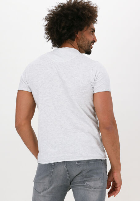 Grijze DSTREZZED T-shirt MC. QUEEN BASIC TEE ORGANIC SLUB JERSEY - large