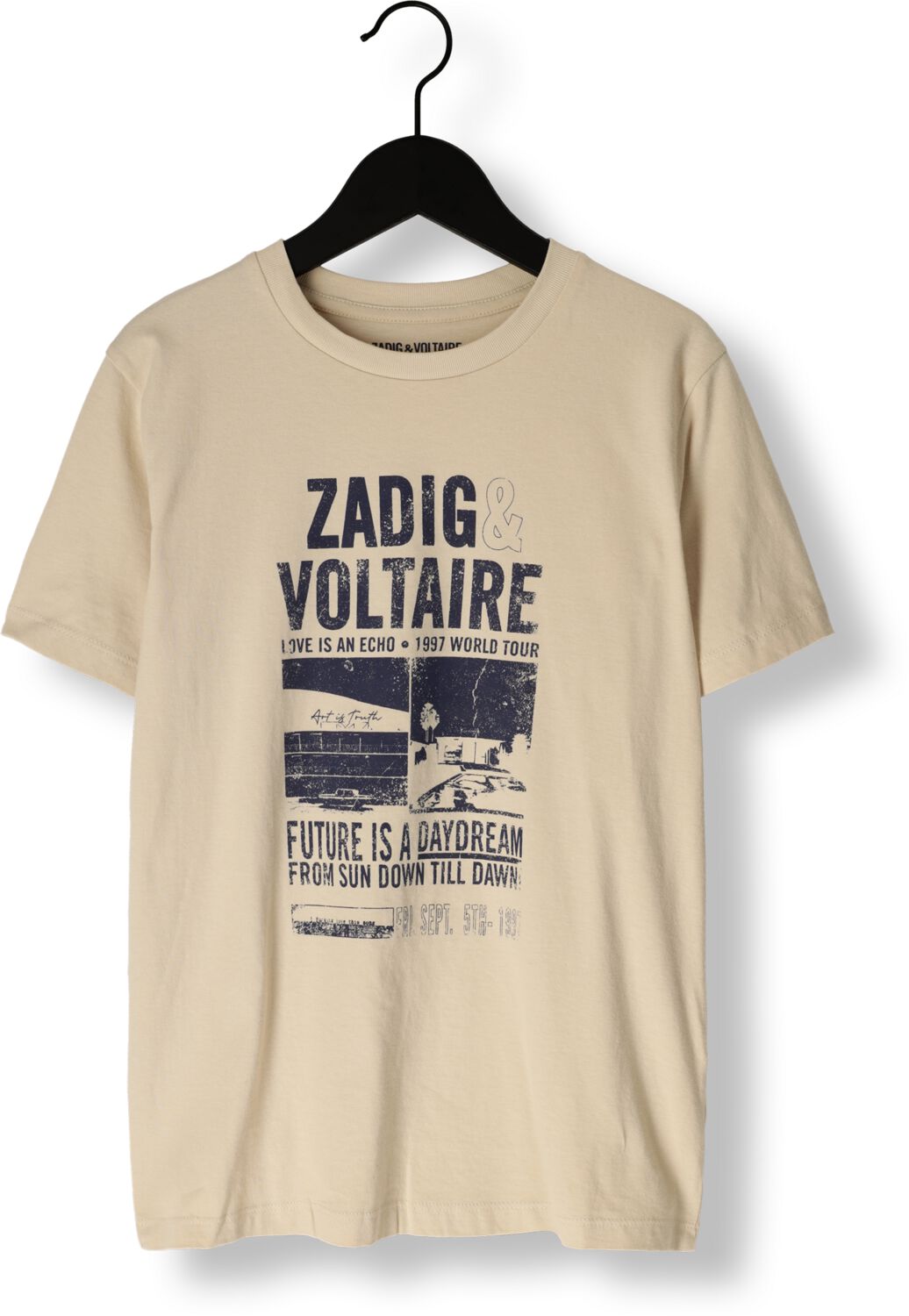 ZADIG & VOLTAIRE Jongens Polo's & T-shirts X60367 Beige