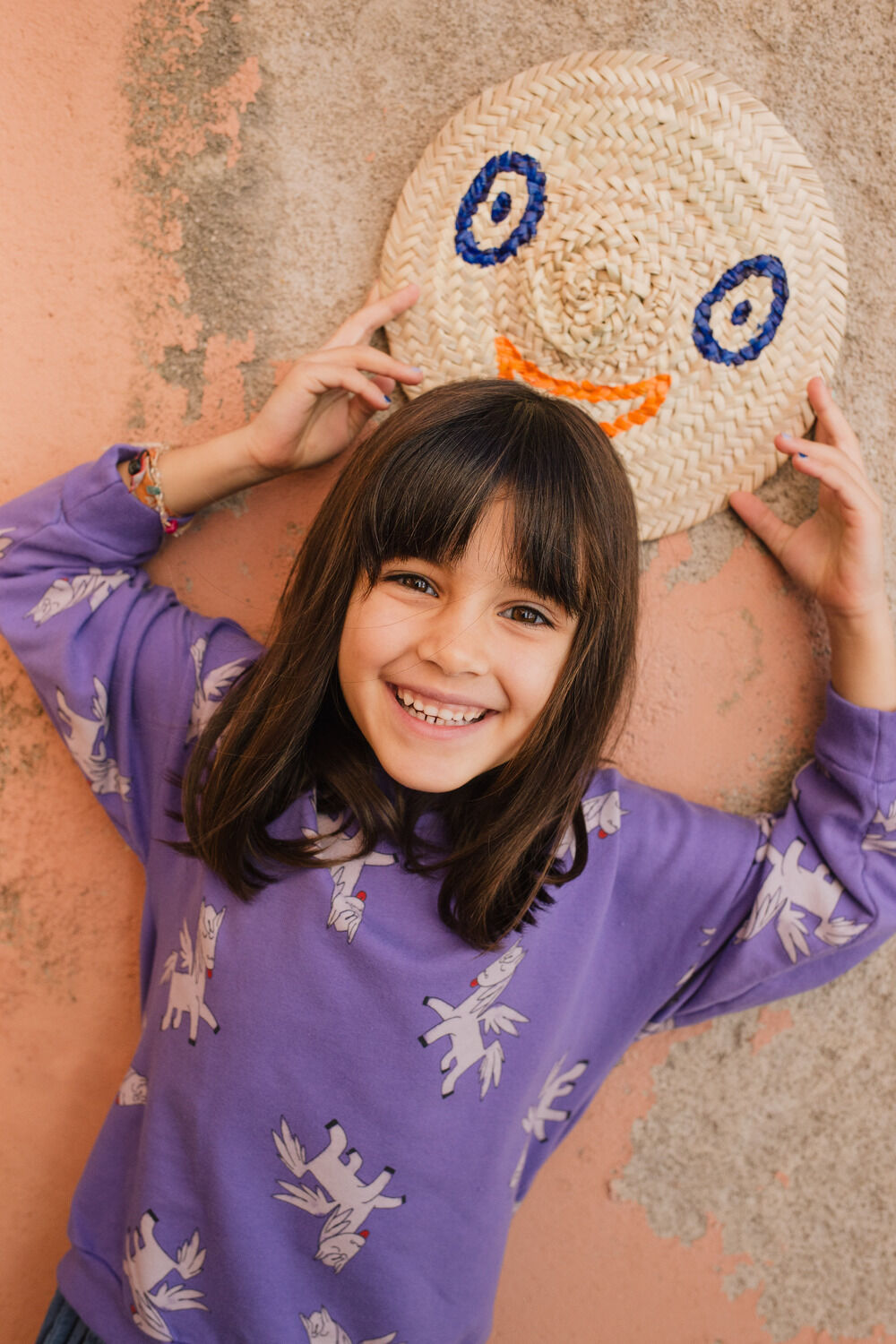 Paarse L&Ouml;TIEKIDS Sweater S25-87-38 - large