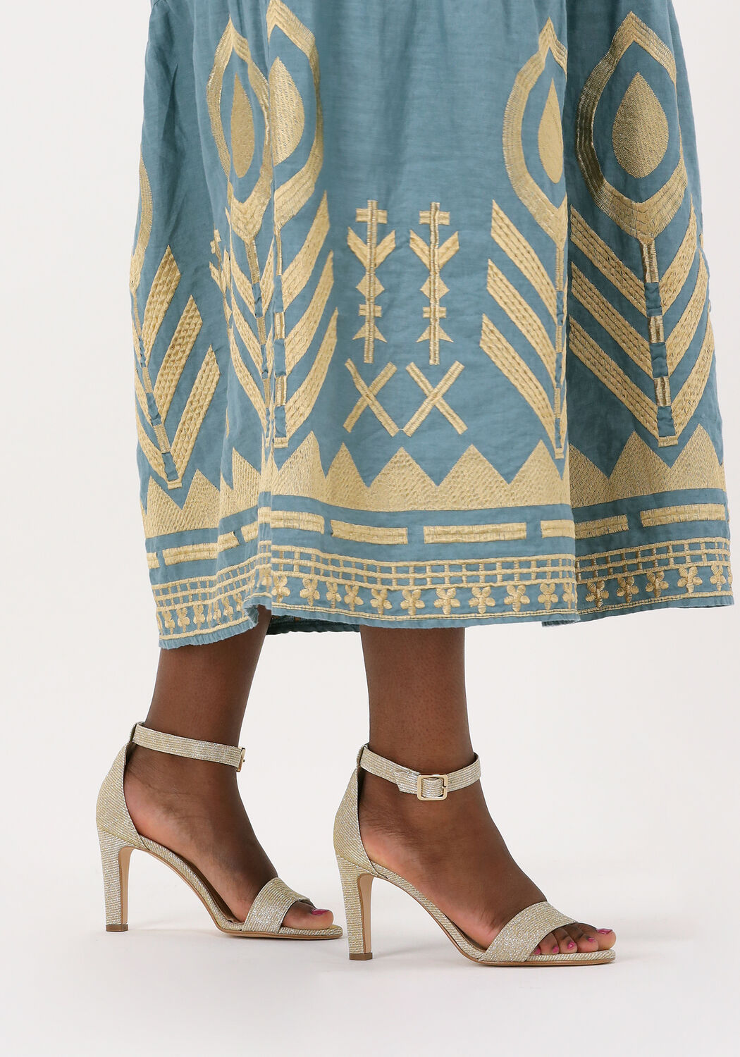 Sandalen hotsell goud hak