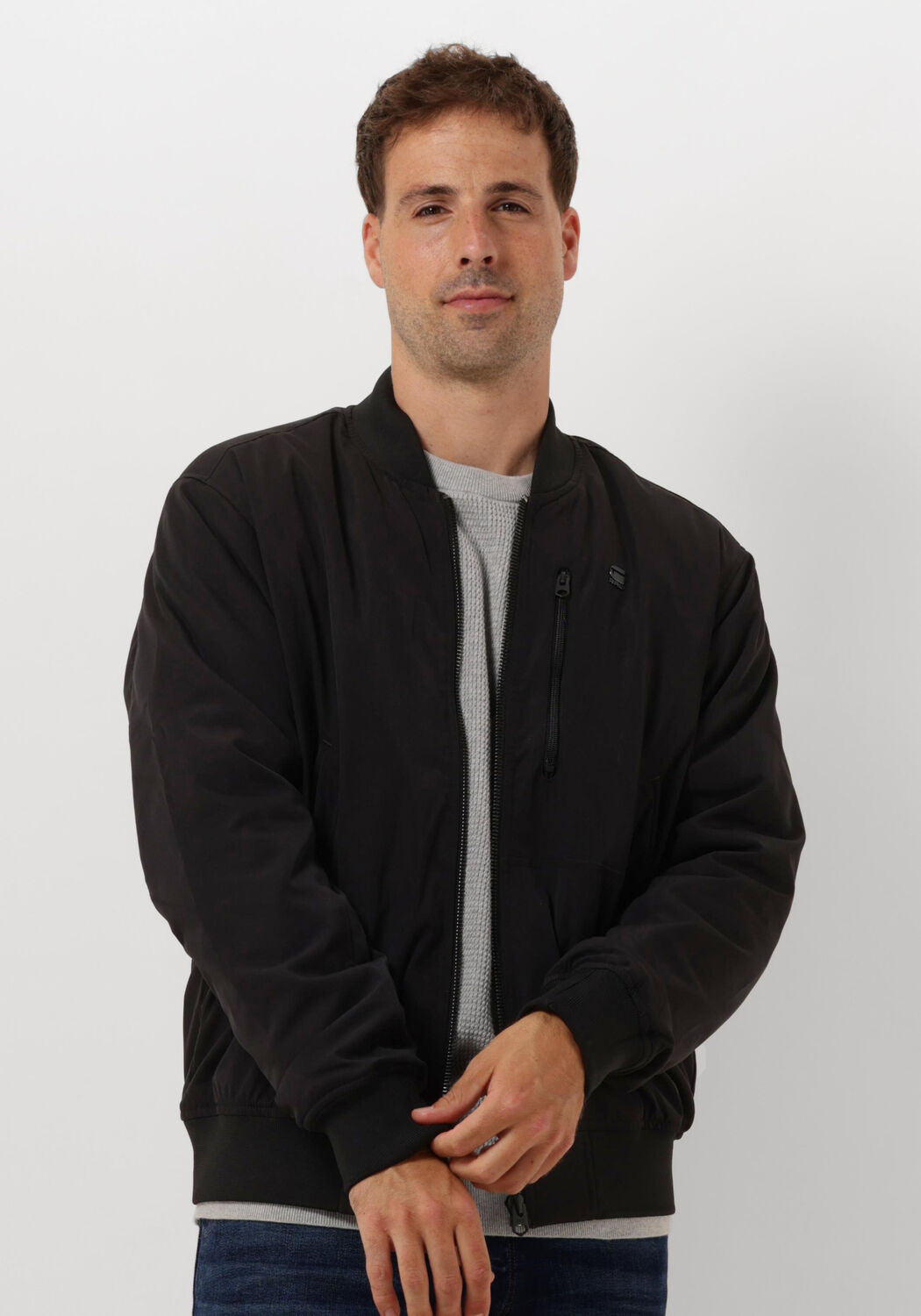 G-STAR RAW Heren Jassen Tech Bomber Zwart