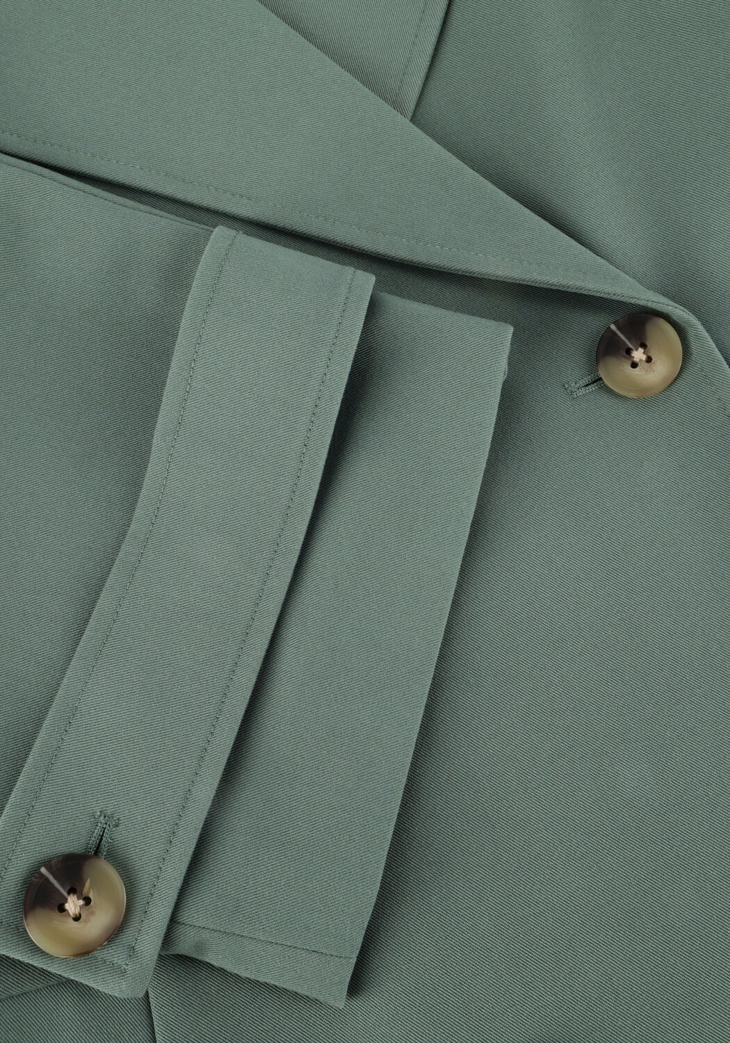 Groene MODSTR&Ouml;M Trenchcoats EVIEMD JACKET - large