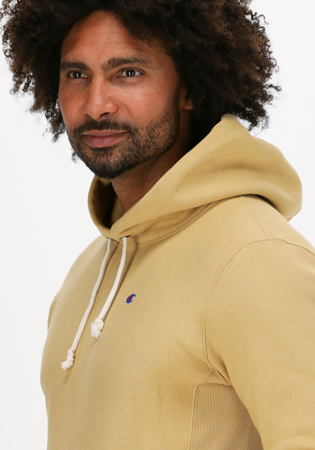 Beige champion hoodie outlet