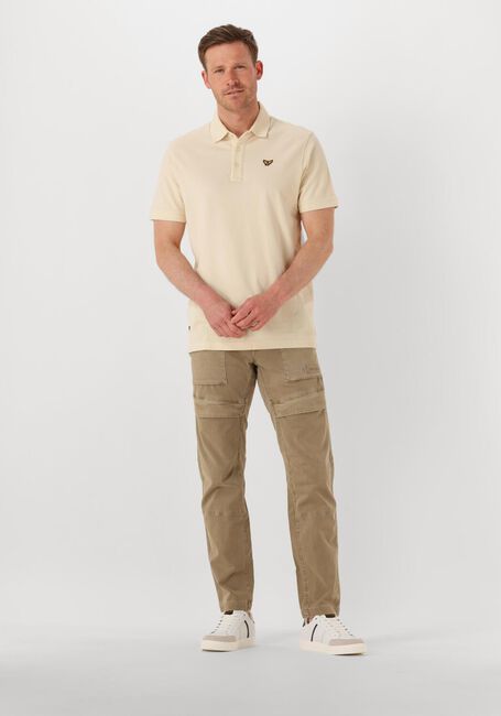 Beige PME LEGEND Polo PIQUE GARMENT DYE - large