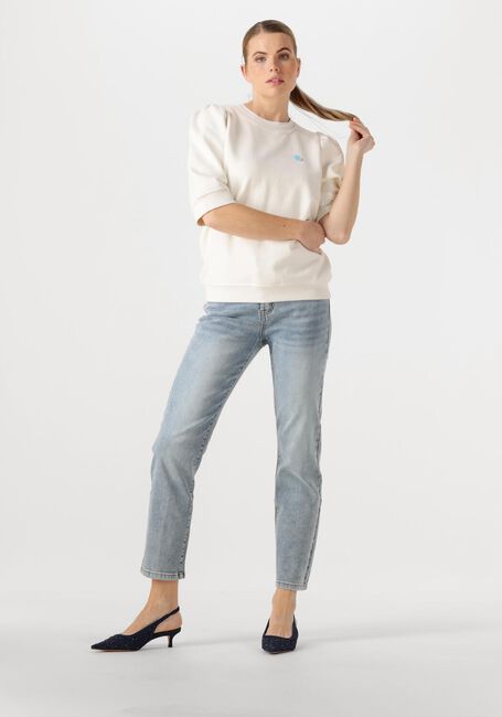 Lichtblauwe JANICE Bootcut jeans COOPER - large