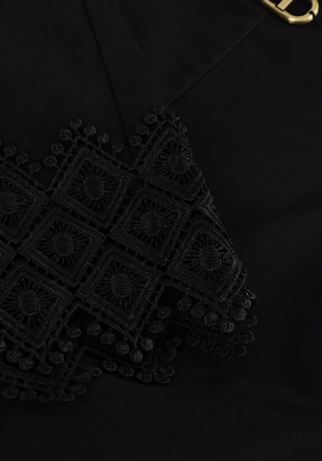 Zwarte TWINSET MILANO Broeken WOVEN SHORT - large