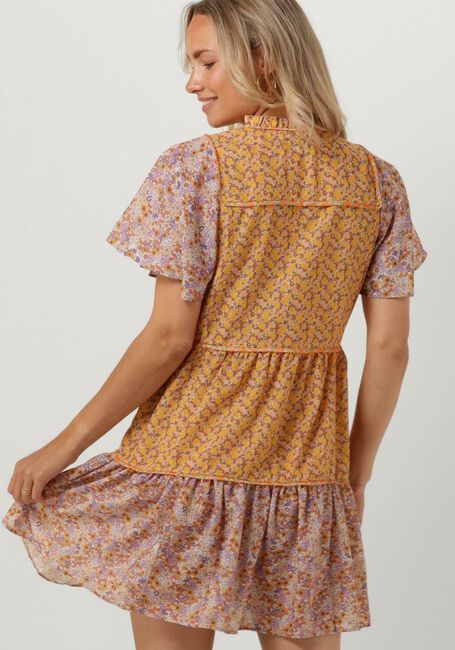 Oranje LOLLYS LAUNDRY Mini jurk ARNO DRESS - large