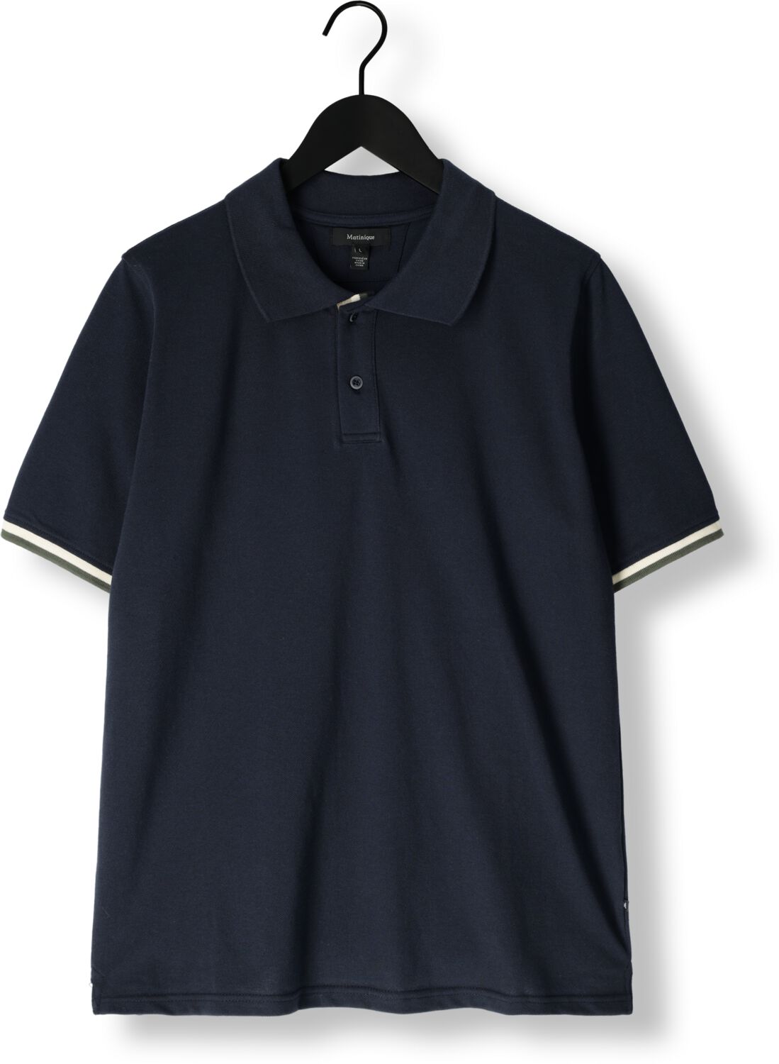 MATINIQUE Heren Polo's & T-shirts Mascout Polo Stripe Donkerblauw