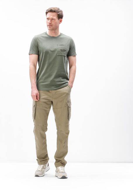 Groene PME LEGEND T-shirt PLAY HEAVY JERSEY POCKET - large