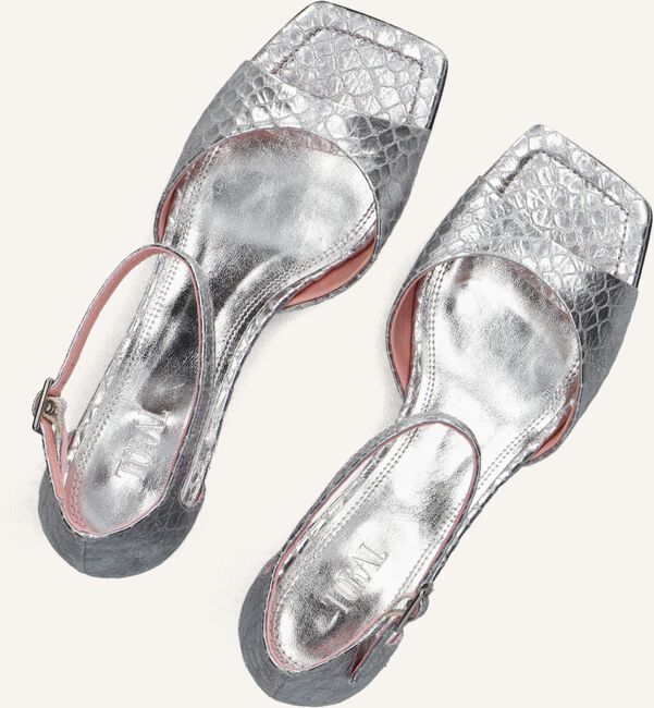Zilveren TORAL Sandalen met hak RUBBY Zilveren TORAL Sandalen met hak RUBBY - large