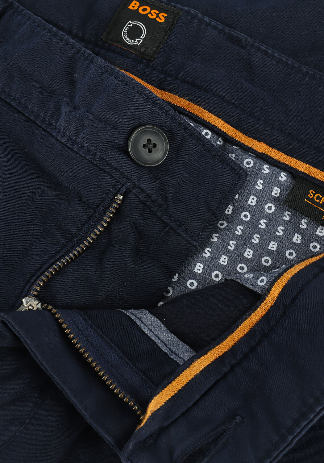 Donkerblauwe BOSS ORANGE Chino SCHINO-SLIM D - large