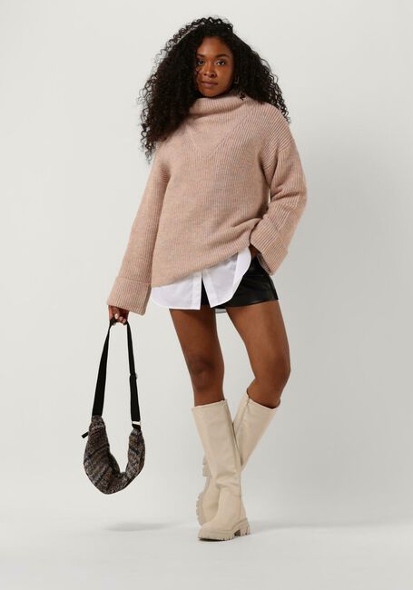 Roze NOTES DU NORD Trui EVEN SWEATER - large