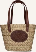 Beige FRED DE LA BRETONIERE Shopper PIPPA SUMMERBAG SEA GRASS - medium