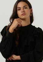 Zwarte SISSEL EDELBO Mini jurk KAREN SILK DRESS - medium