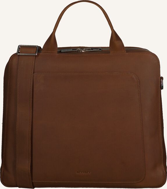 Cognac MYOMY Laptoptas MY LOCKER BAG BUSINESS Cognac MYOMY Laptoptas MY LOCKER BAG BUSINESS - large