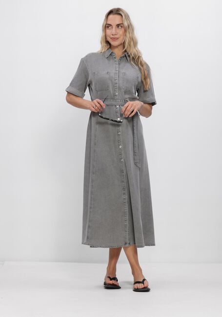 Grijze FREEBIRD Jurken DNM-TENCELL-BLACK-26-1 - large