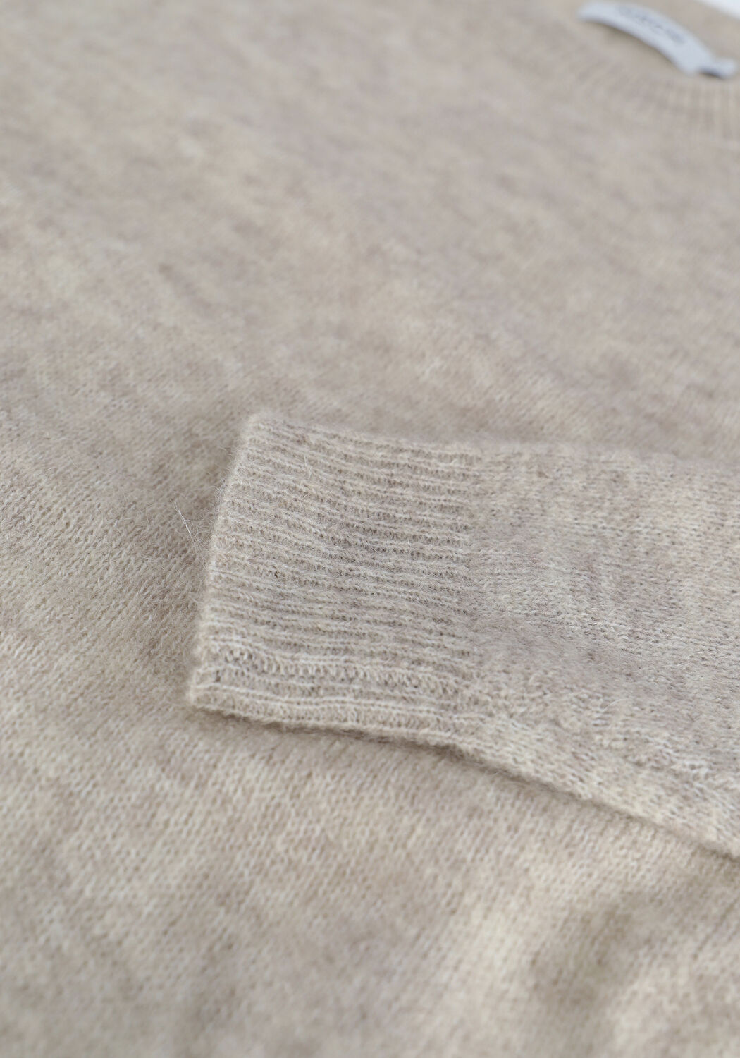 Beige MSCH COPENHAGEN Trui FEMME MOHAIR O PULLOVER 1 - large