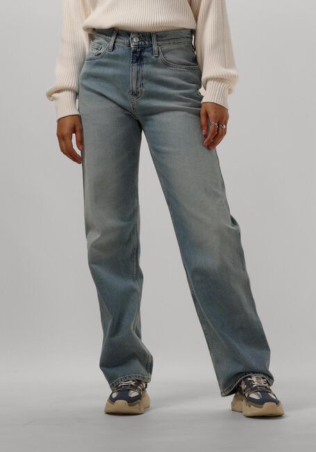Lichtblauwe TOMMY JEANS Wide jeans DETSY MD LS DH6112 - large