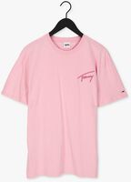 Roze TOMMY JEANS T-shirt TJM TOMMY SIGNATURE TEE