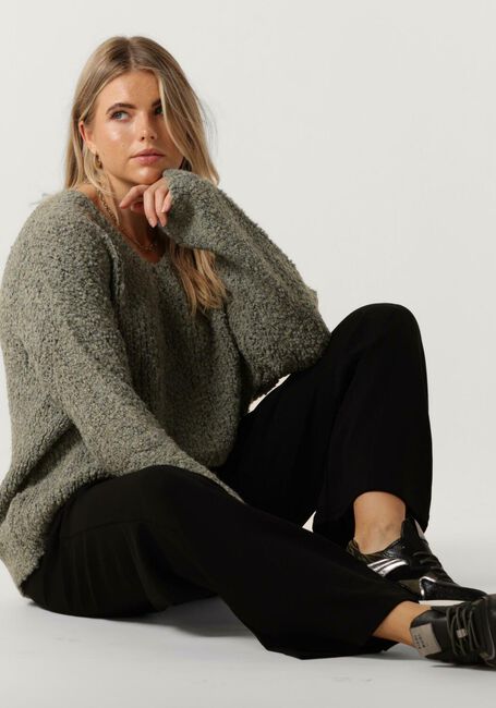Groene SIMPLE Trui KNIT-BOCC-23-1 SWEATER - large
