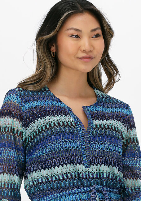 Blauwe ANA ALCAZAR Mini jurk SHIRT DRESS WCA - large