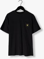 Zwarte LYLE & SCOTT T-shirt OVERSIZED PANELLED POCKET TEE - medium