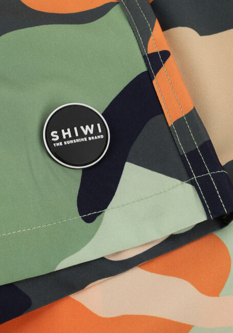 Groene SHIWI  STRETCH SWIMSHORT NEO CAMO - large