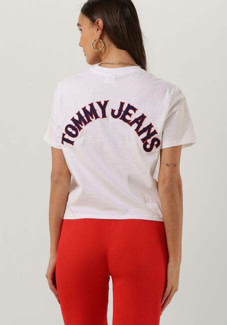 Witte TOMMY JEANS T-shirt TJW CLS VARSITY PREP 2 TEE - large