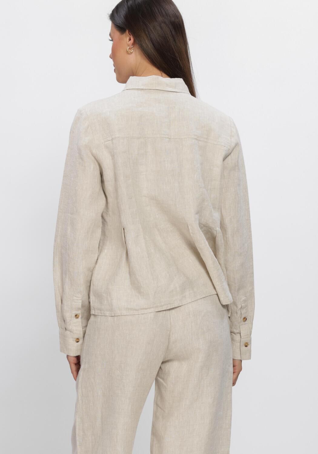 Ecru INWEAR Blouses DILANAIW PLEATED SHIRT - large