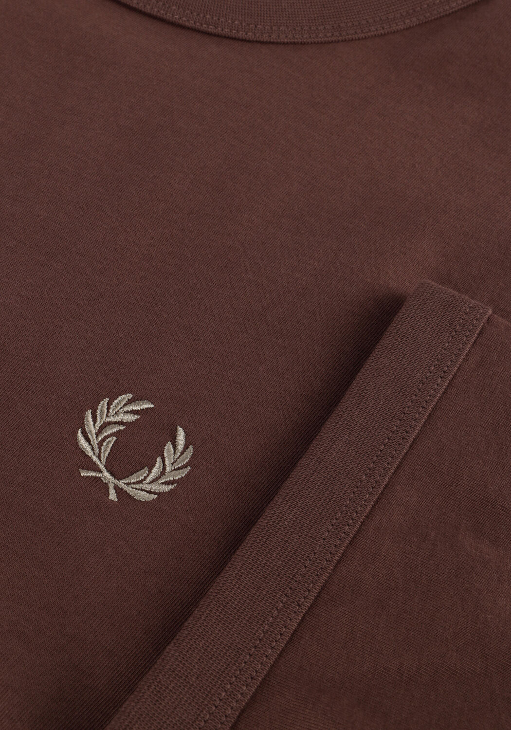 Rode FRED PERRY T-shirt RINGER T-SHIRT - large