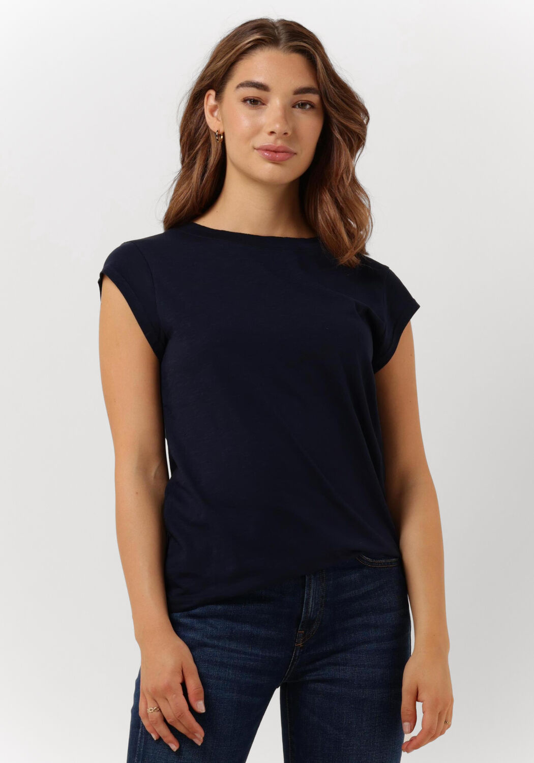 Donkerblauwe t shirts dames sales