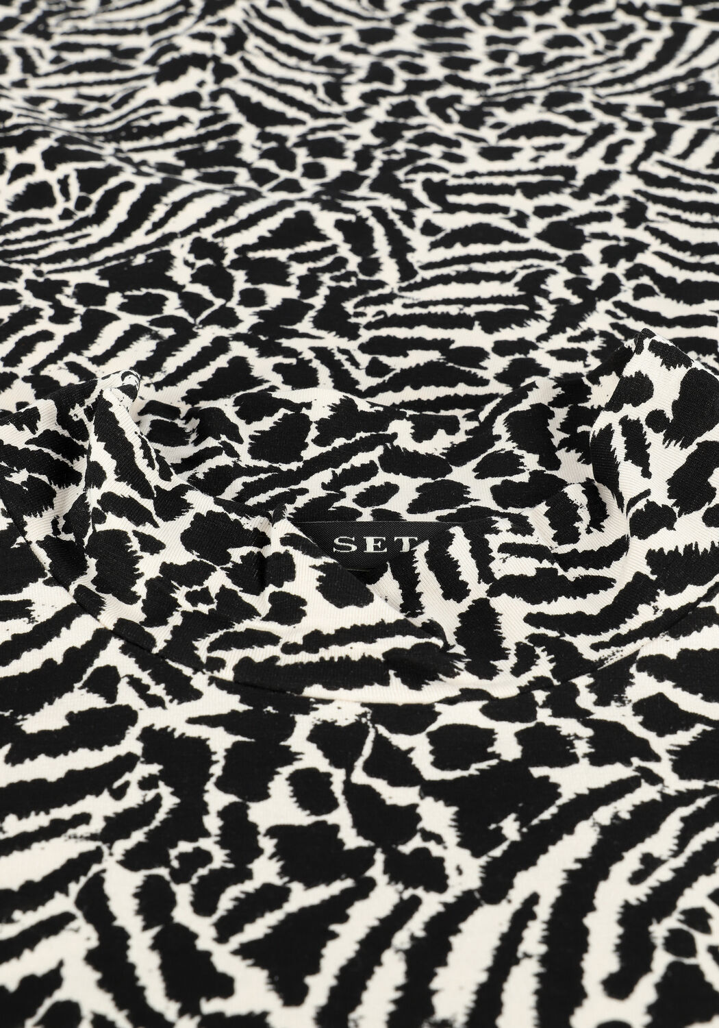 Zwarte SET Midi jurk 73913 - large