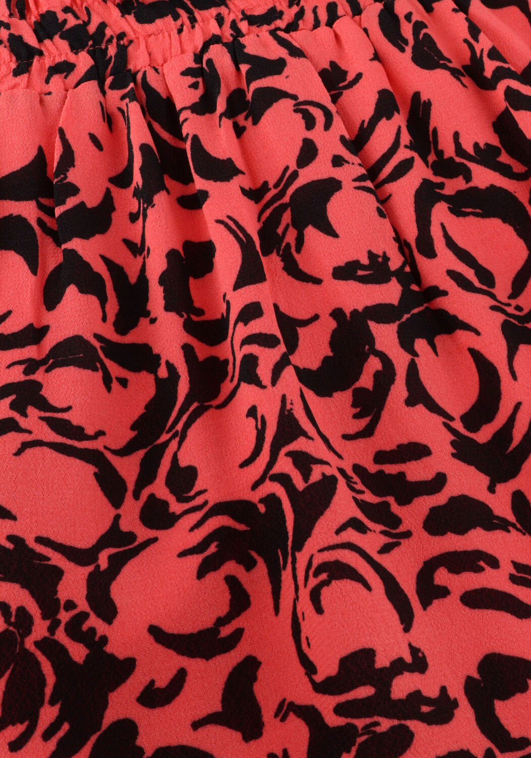 Koraal ALIX THE LABEL Minirok LADIES WOVEN TWO COLOUR RUFFLE SKIRT - large