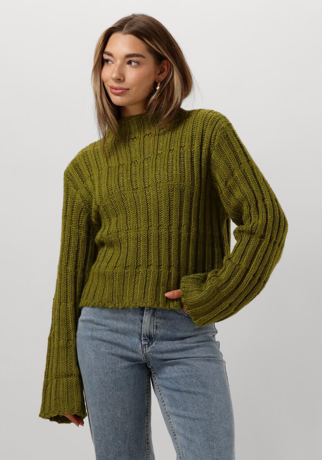 MODSTRÖM Modström Dames Truien & Vesten Felipemd Short T-neck Groen