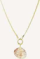 Goudkleurig NOTRE-V Kettingen KETTING PLATTE SCHELP Goudkleurig NOTRE-V Kettingen KETTING PLATTE SCHELP - medium
