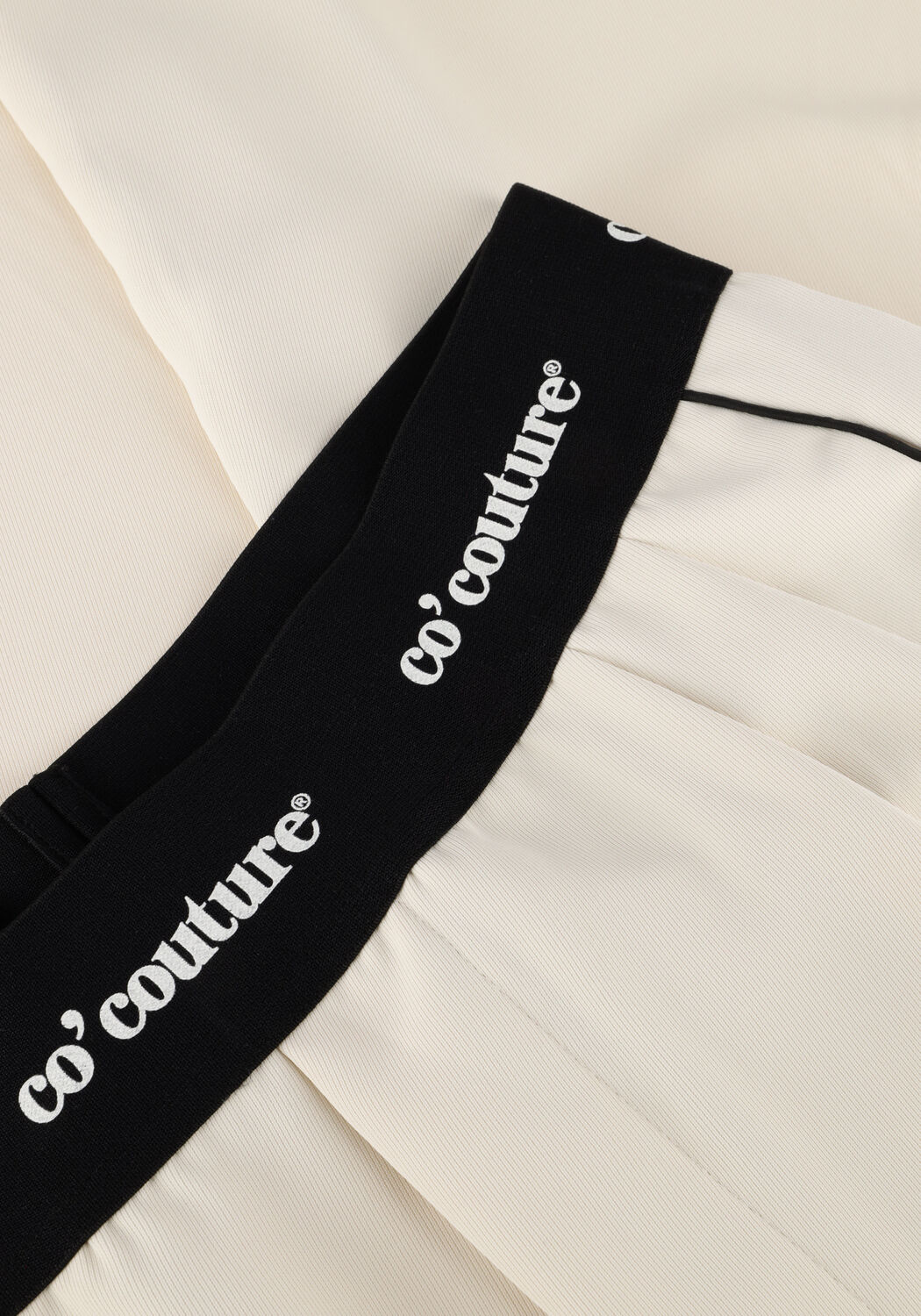 Gebroken wit CO'COUTURE Pantalon AMINACC LOGO PIPING LL PANT - large