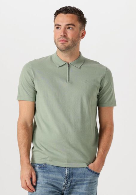 Groene DSTREZZED Polo DORIAN ZIP POLO - large