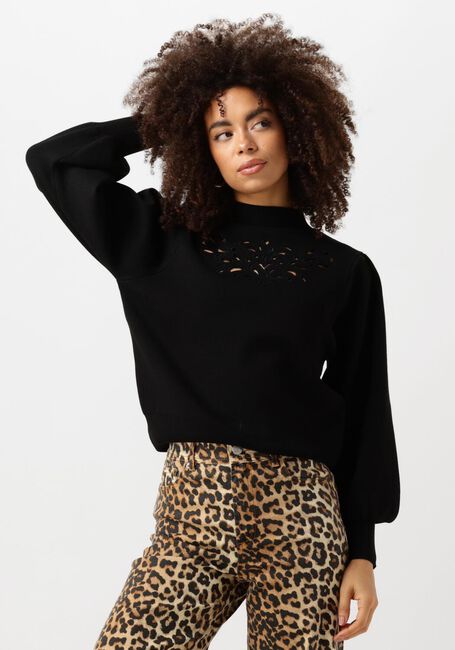 Zwarte Y.A.S. Trui YASFIRAZ LS KNIT PULLOVER - large