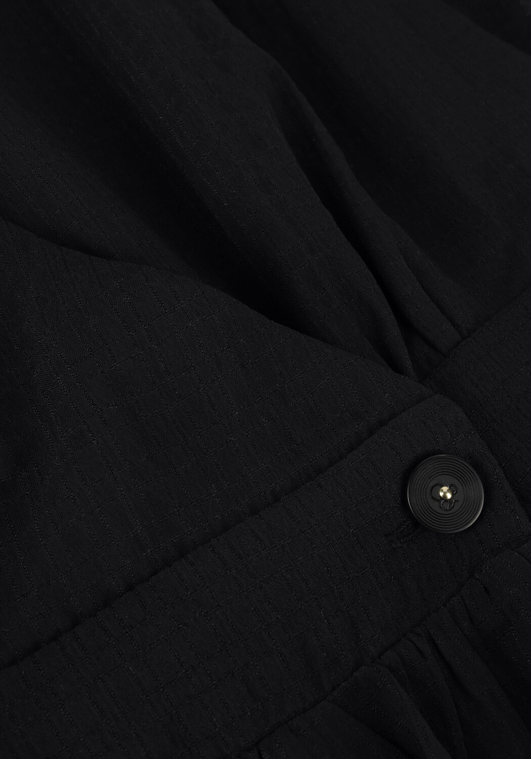 Zwarte SCOTCH & SODA Mini jurk WRAP MINI DRESS - large