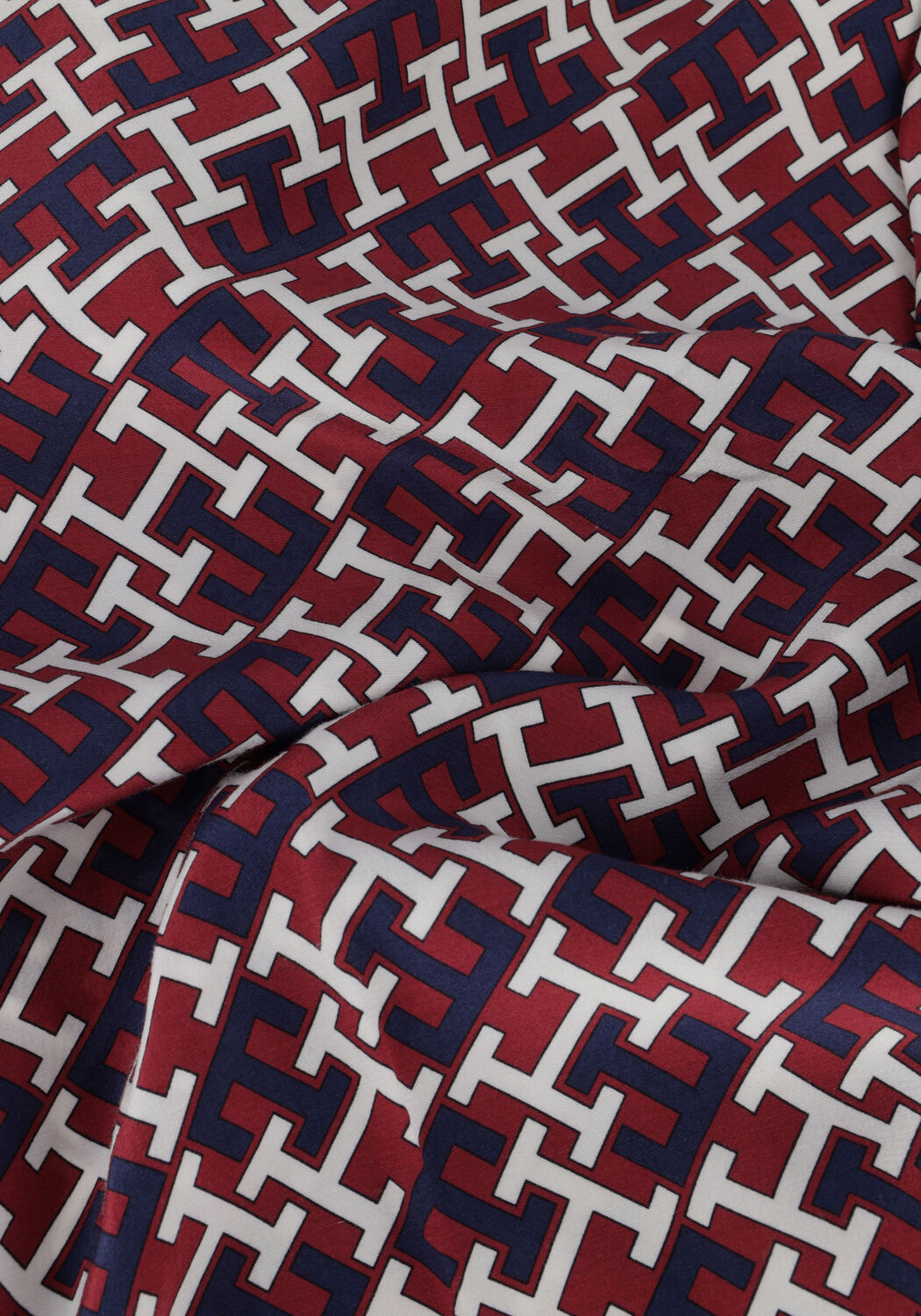 Rode TOMMY HILFIGER Wijde broek MONOGRAM PULL ON PANT - large