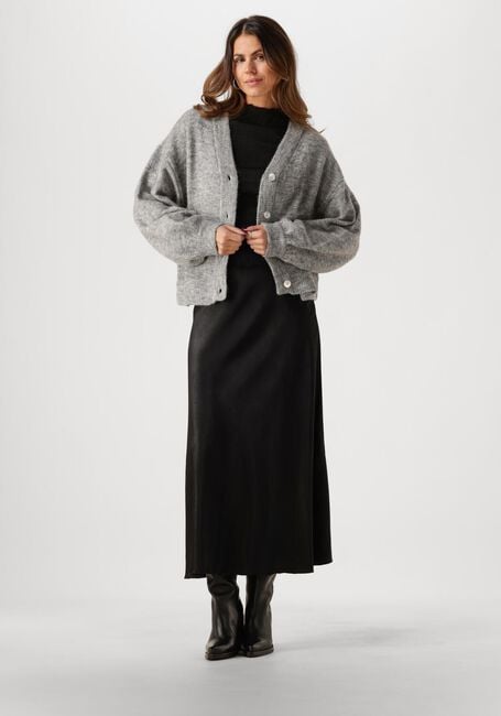 Zwarte MSCH COPENHAGEN Midirok MSCHNICOLETTE ULLAS SKIRT - large