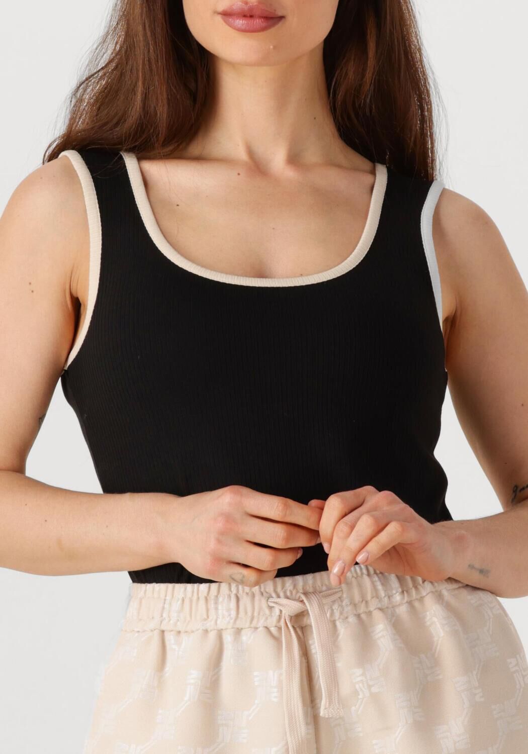 OBJECT Dames Tops & T-shirts Objjamie S l Sli Tank Top Noos Zwart